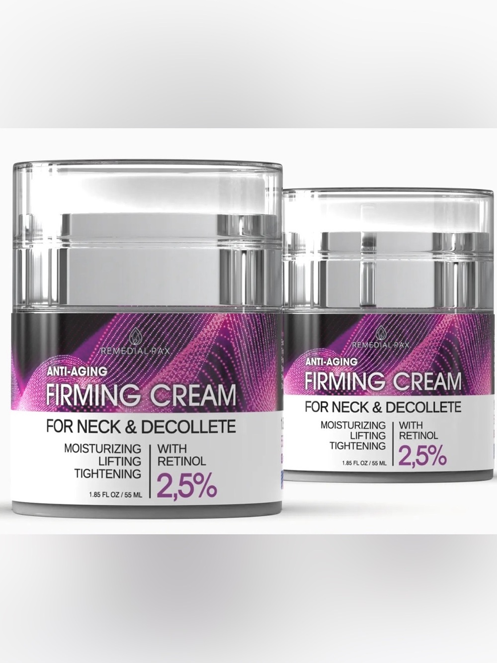 Bundle of Two Remedial Pax Firming Cream Neck & Decollete with Retinol